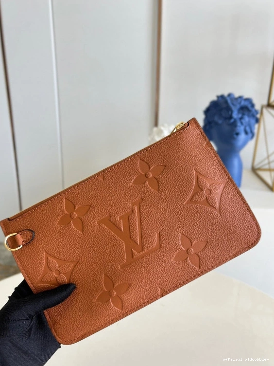 Official oldcobbler VUITTON MM LOUIS NEVERFULL 0806